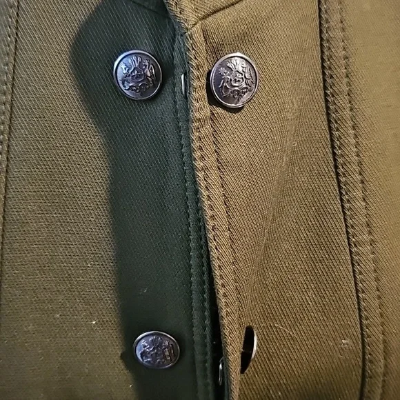 New TALBOTS JACKET...size 16.....army green. - Picture 3 of 9